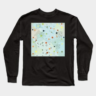 Dotted Pattern Long Sleeve T-Shirt